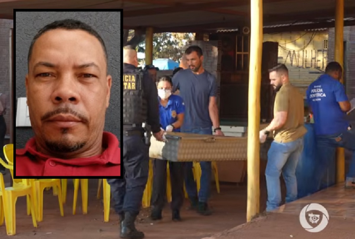 Dupla em moto executa homem a tiros em bar de Pontes e Lacerda